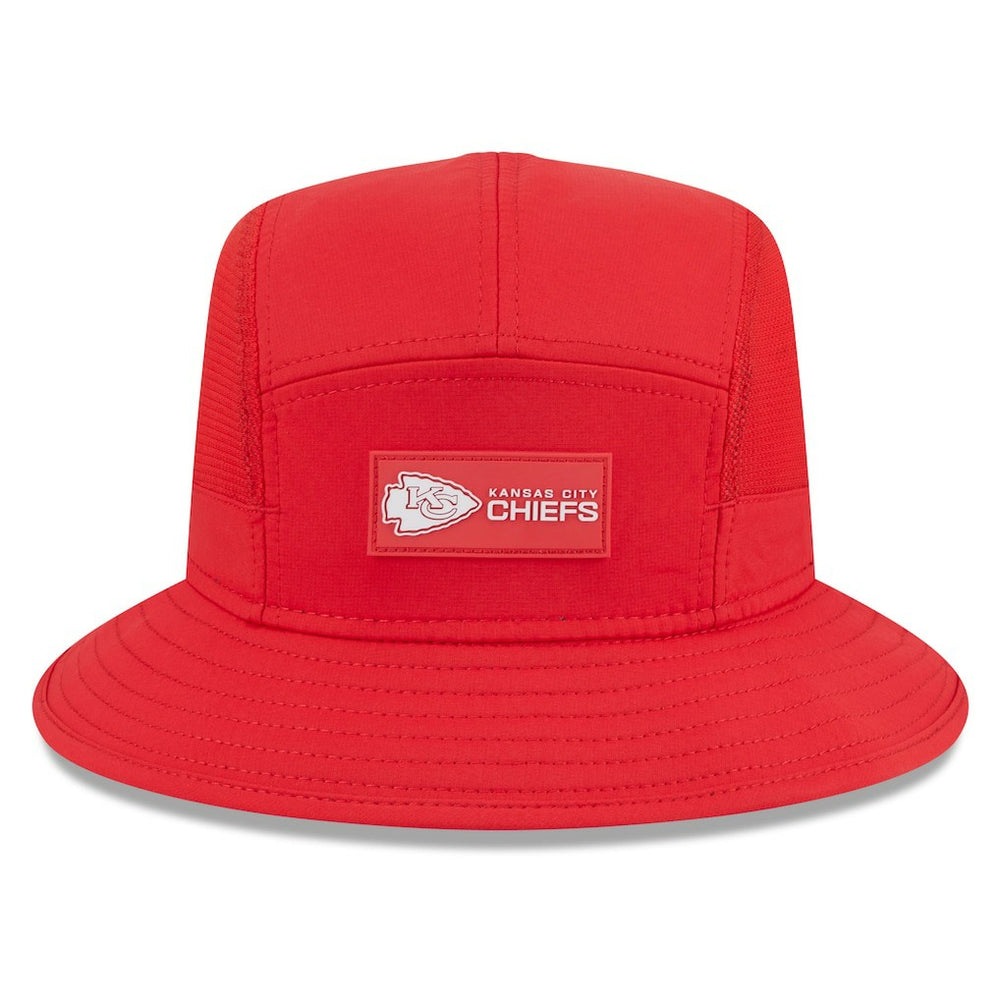Kansas City Chiefs New Era 2025 Sideline Bucket Hat - Red - NFL