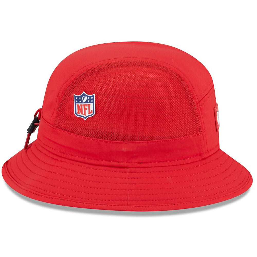 Kansas City Chiefs New Era 2025 Sideline Bucket Hat - Red - NFL
