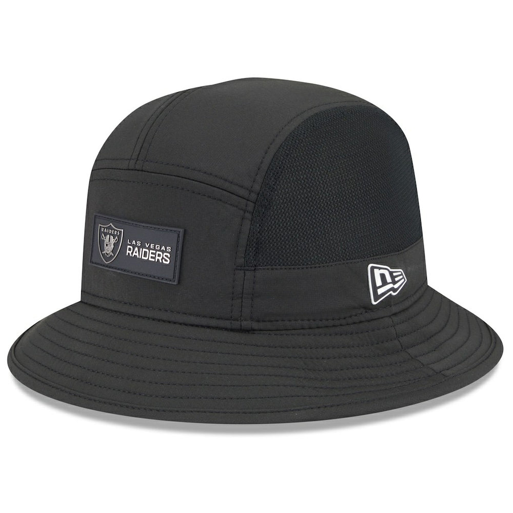 Las Vegas Raiders New Era 2025 Sideline Bucket Hat - Black - NFL