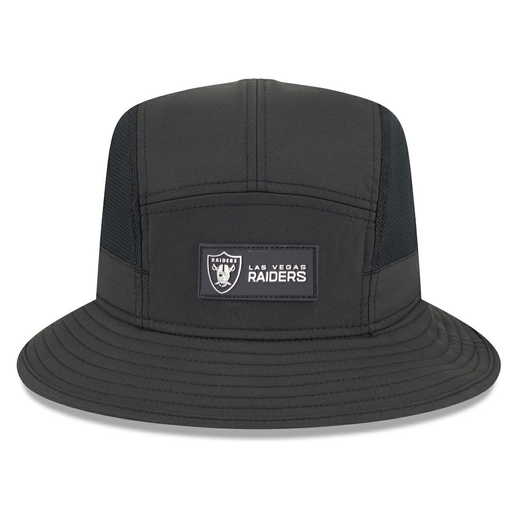 Las Vegas Raiders New Era 2025 Sideline Bucket Hat - Black - NFL