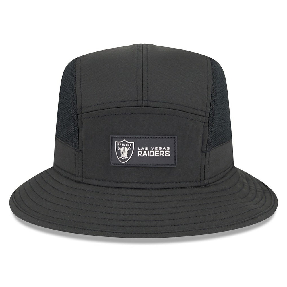 Las Vegas Raiders New Era 2025 Sideline Bucket Hat - Black - NFL