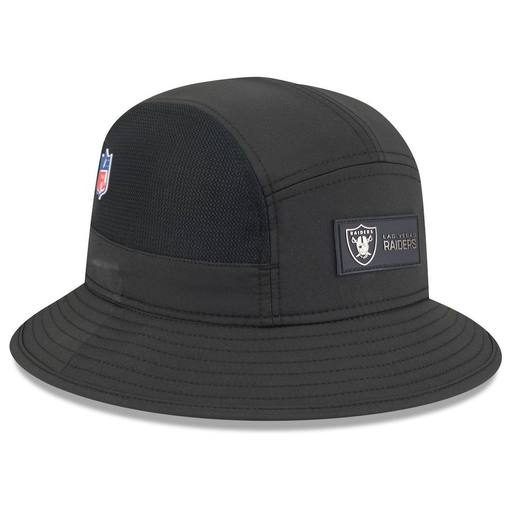 Las Vegas Raiders New Era 2025 Sideline Bucket Hat - Black - NFL