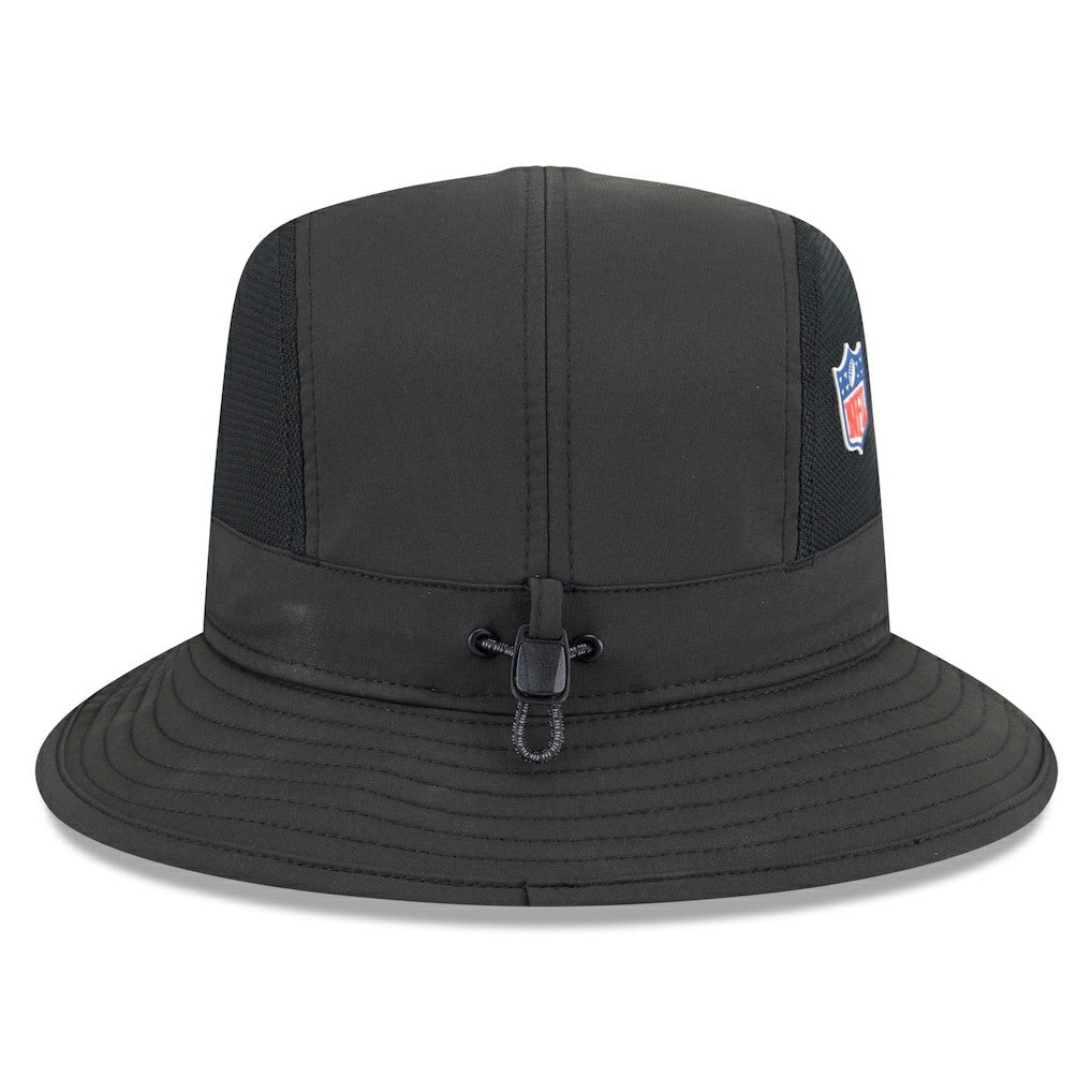 Las Vegas Raiders New Era 2025 Sideline Bucket Hat - Black - NFL