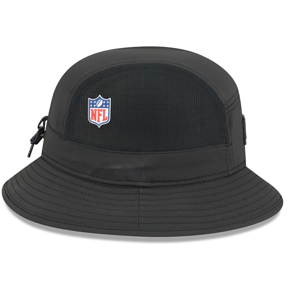 Las Vegas Raiders New Era 2025 Sideline Bucket Hat - Black - NFL