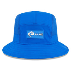 Los Angeles Rams New Era 2025 Sideline Bucket Hat - Royal - NFL