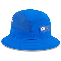Los Angeles Rams New Era 2025 Sideline Bucket Hat - Royal - NFL