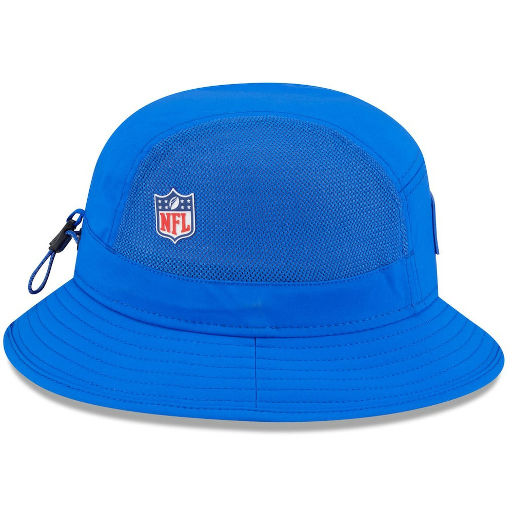 Los Angeles Rams New Era 2025 Sideline Bucket Hat - Royal - NFL
