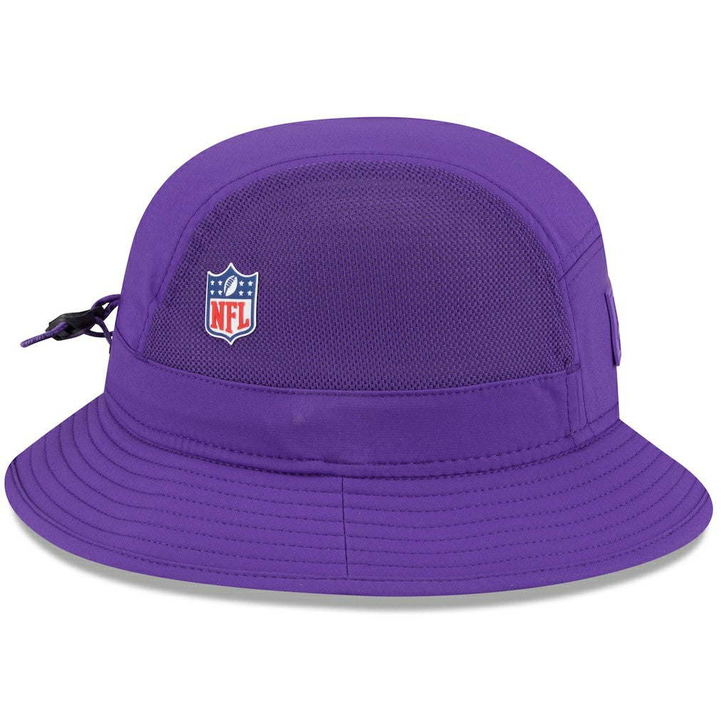 Minnesota Vikings New Era 2025 Sideline Bucket Hat - Purple - NFL