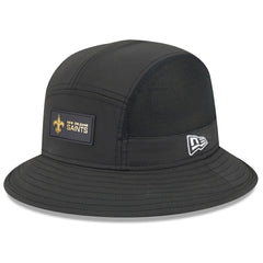 New Orleans Saints New Era 2025 Sideline Bucket Hat - Black - NFL