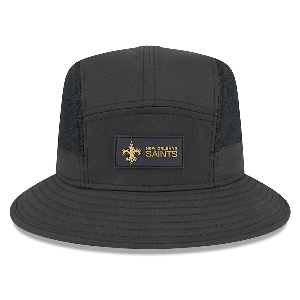 New Orleans Saints New Era 2025 Sideline Bucket Hat - Black - NFL