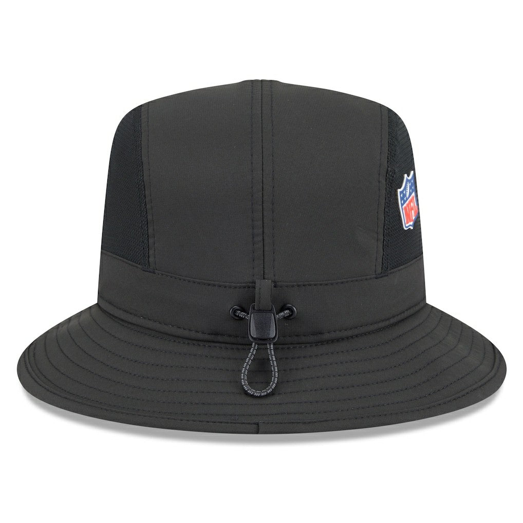 New Orleans Saints New Era 2025 Sideline Bucket Hat - Black - NFL