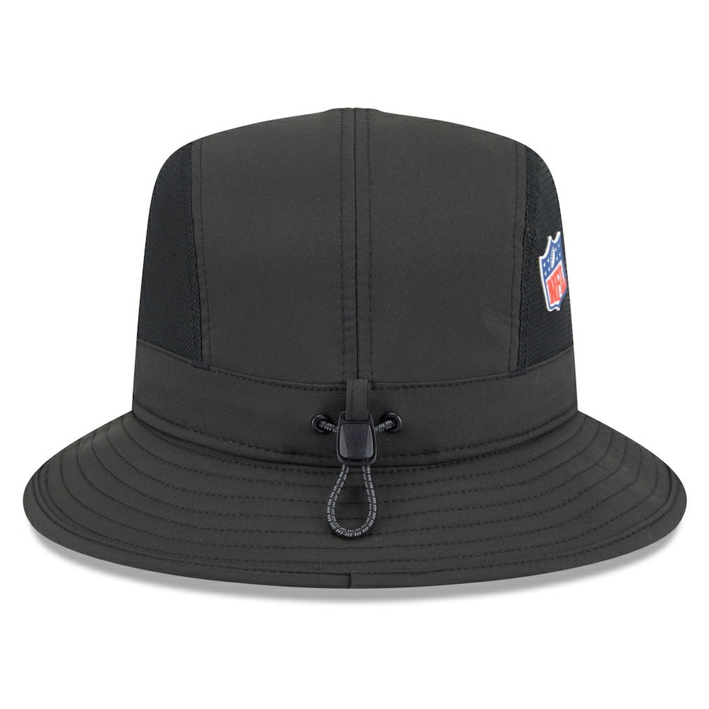 New Orleans Saints New Era 2025 Sideline Bucket Hat - Black - NFL