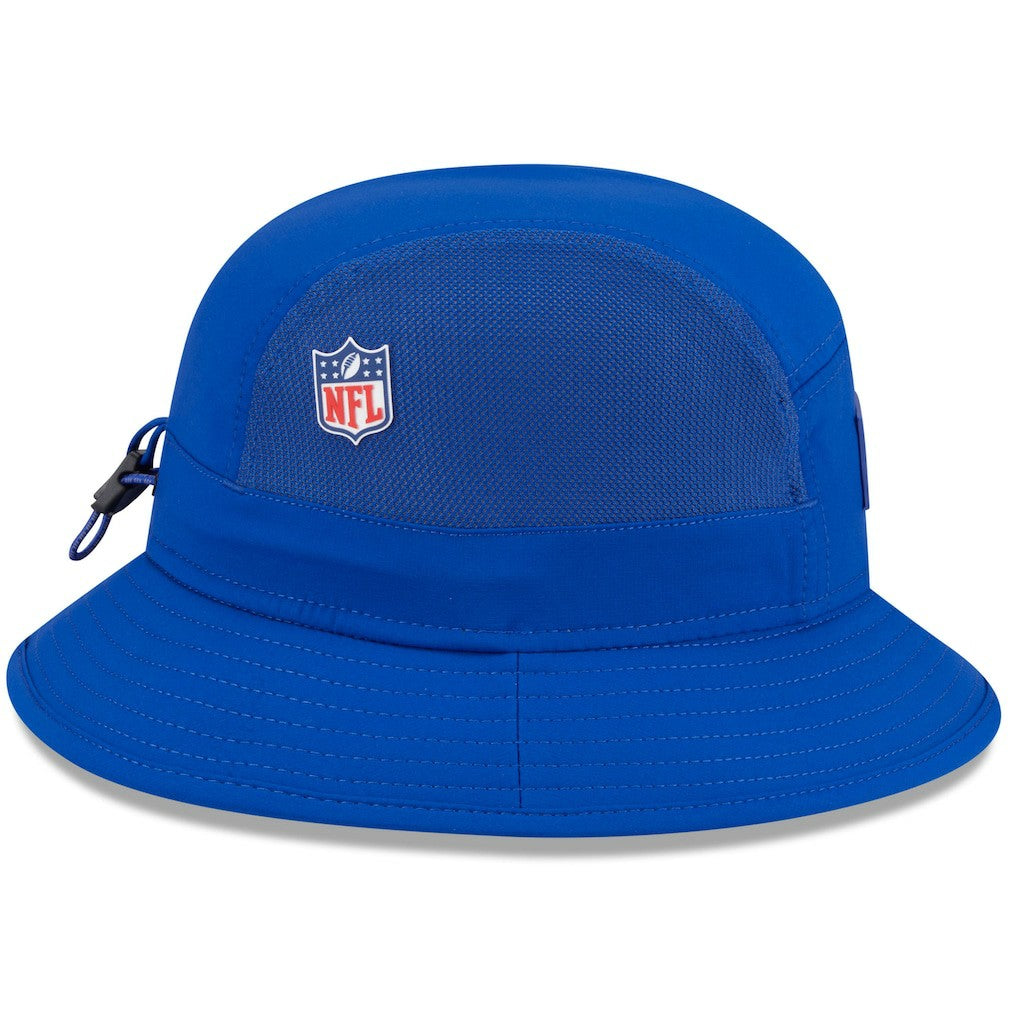 New York Giants New Era 2025 Sideline Bucket Hat - Royal - NFL