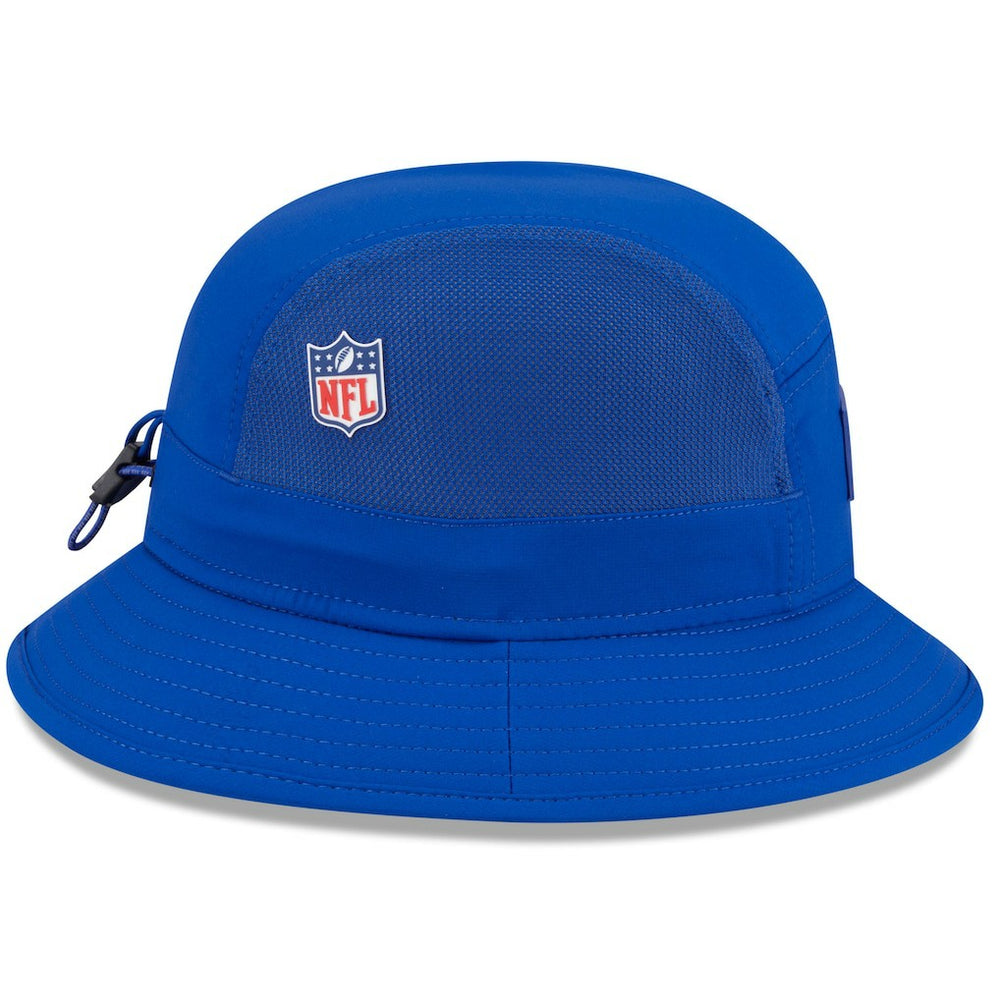 New York Giants New Era 2025 Sideline Bucket Hat - Royal - NFL