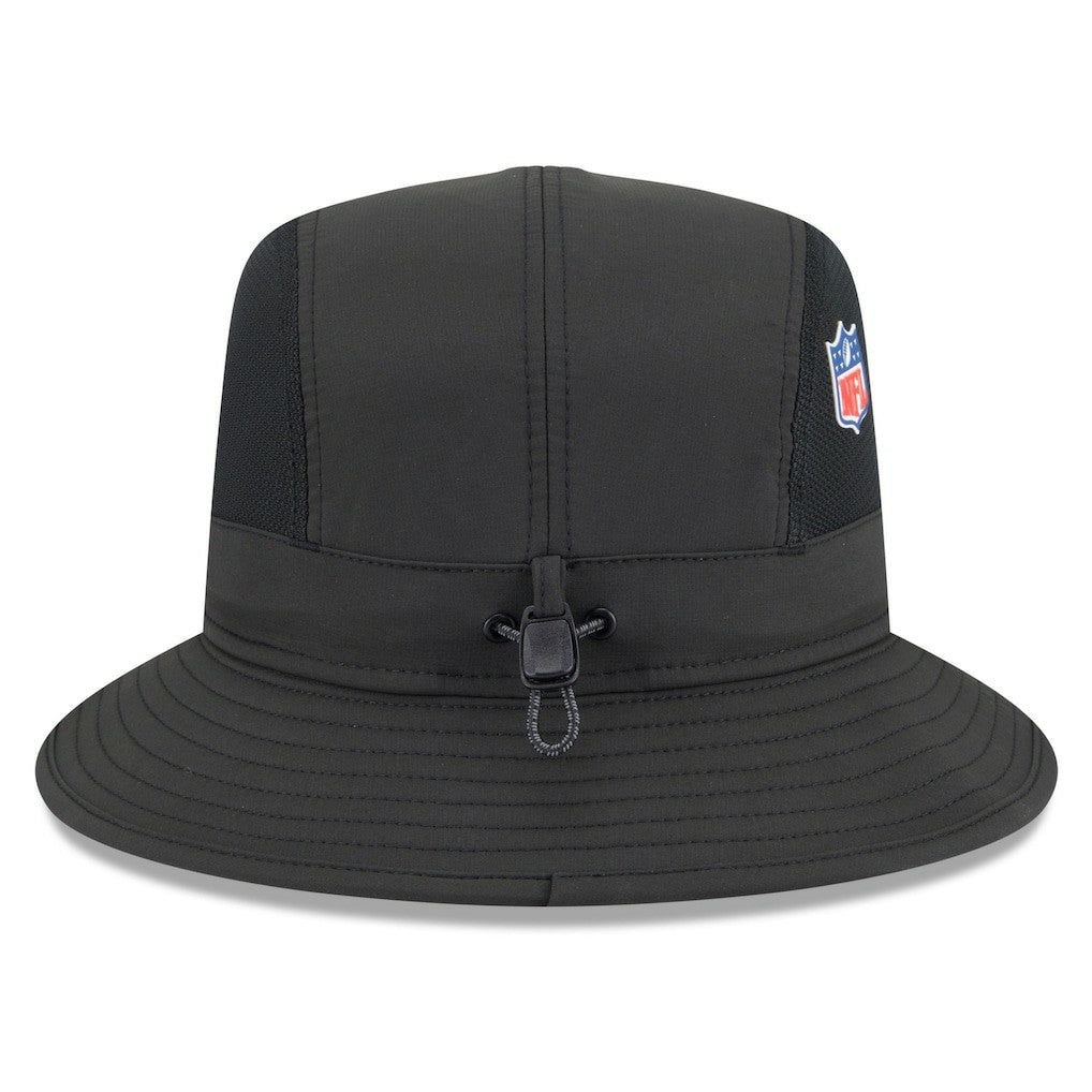 Pittsburgh Steelers New Era 2025 Sideline Bucket Hat - Black - NFL