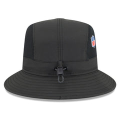 Pittsburgh Steelers New Era 2025 Sideline Bucket Hat - Black - NFL
