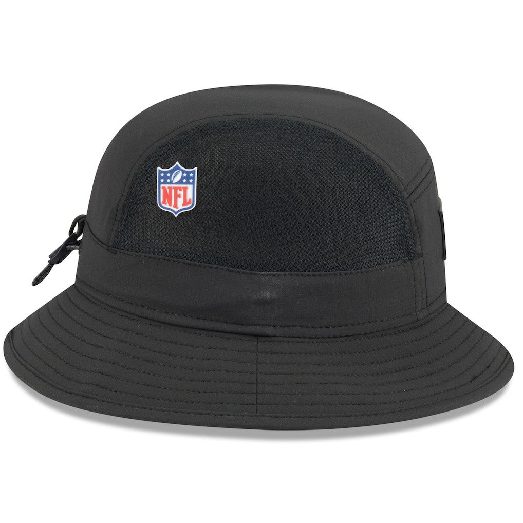 Pittsburgh Steelers New Era 2025 Sideline Bucket Hat - Black - NFL