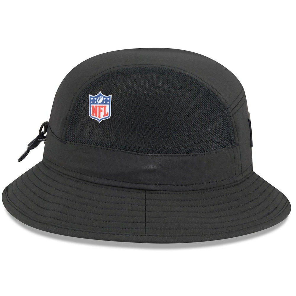 Pittsburgh Steelers New Era 2025 Sideline Bucket Hat - Black - NFL