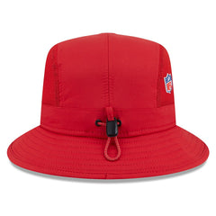 San Francisco 49ers New Era 2025 Sideline Bucket Hat - Scarlet - NFL