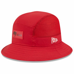 Tampa Bay Buccaneers New Era 2025 Sideline Bucket Hat - Red - NFL