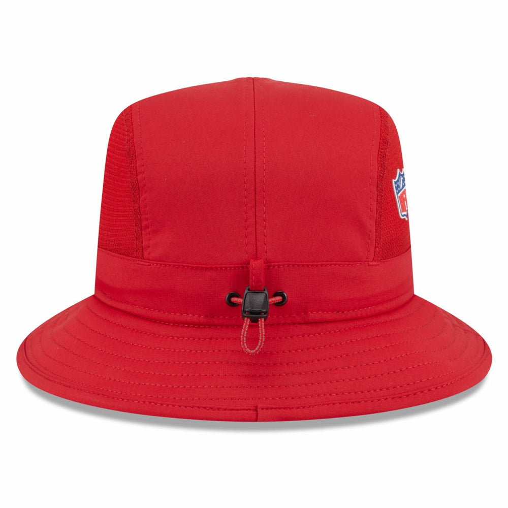 Tampa Bay Buccaneers New Era 2025 Sideline Bucket Hat - Red - NFL