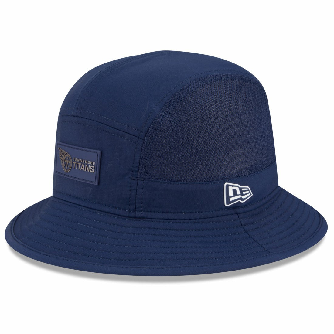 Tennessee Titans New Era 2025 Sideline Bucket Hat - Navy - NFL