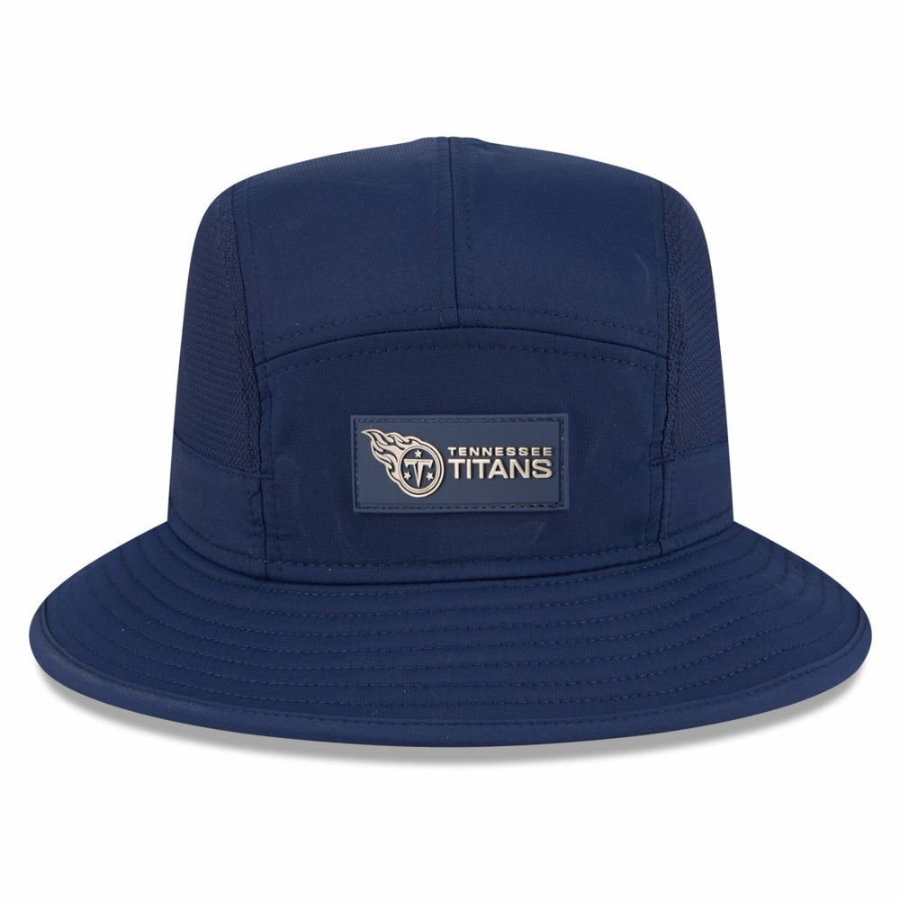Tennessee Titans New Era 2025 Sideline Bucket Hat - Navy - NFL