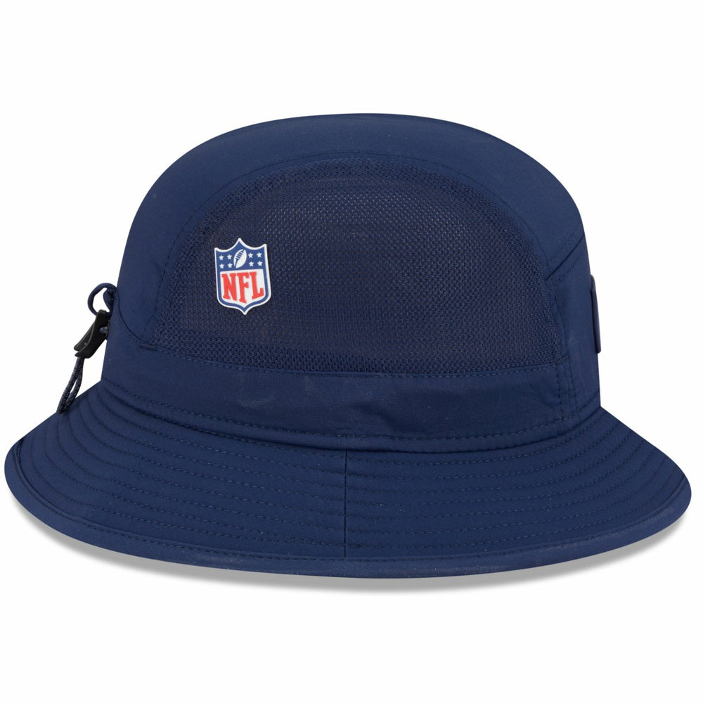 Tennessee Titans New Era 2025 Sideline Bucket Hat - Navy - NFL