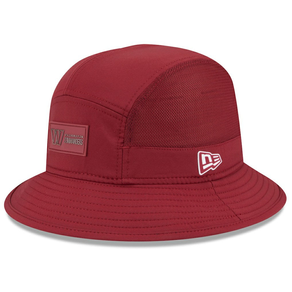 Washington Commanders New Era 2025 Sideline Bucket Hat - Burgundy - NFL