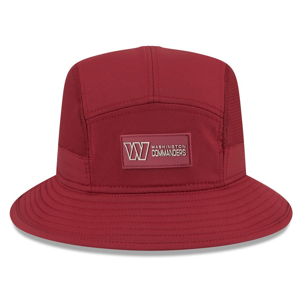 Washington Commanders New Era 2025 Sideline Bucket Hat - Burgundy - NFL
