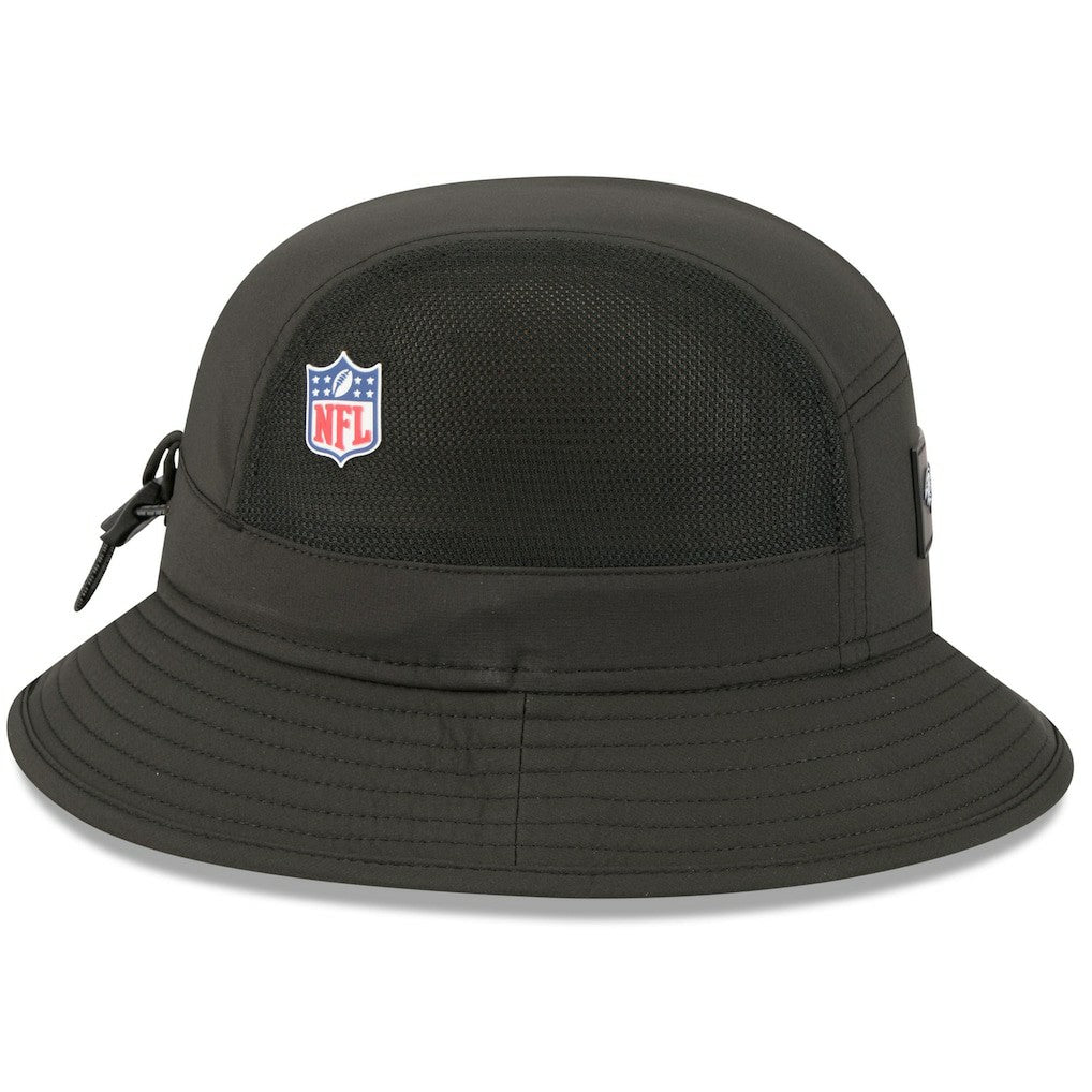 Baltimore Ravens New Era 2025 Sideline Bucket Hat - Black - NFL