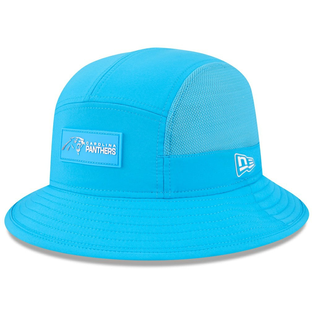 Carolina Panthers New Era 2025 Sideline Bucket Hat - Blue - NFL