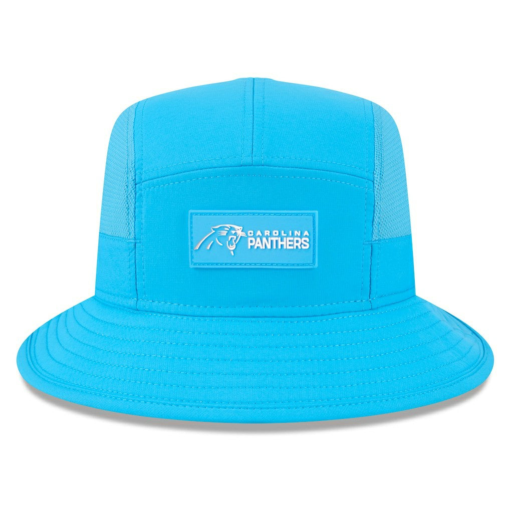 Carolina Panthers New Era 2025 Sideline Bucket Hat - Blue - NFL