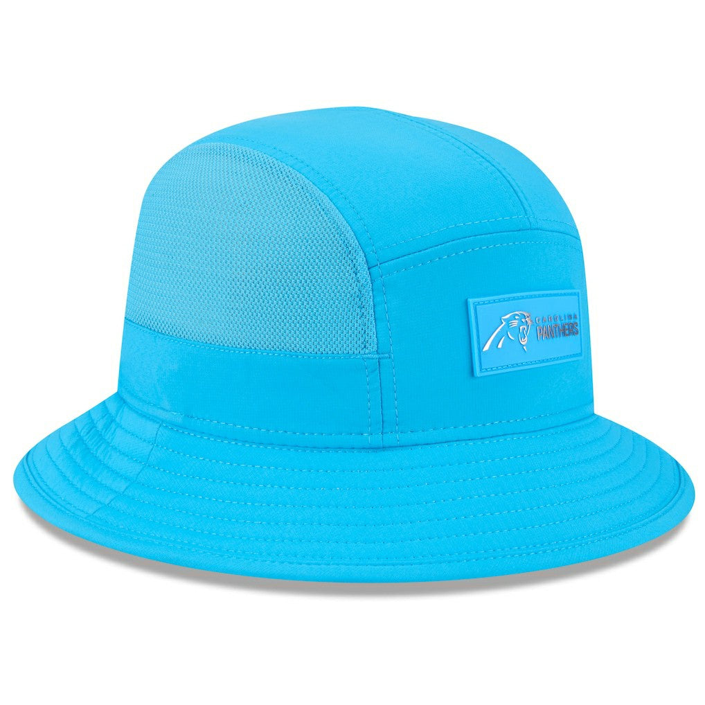 Carolina Panthers New Era 2025 Sideline Bucket Hat - Blue - NFL