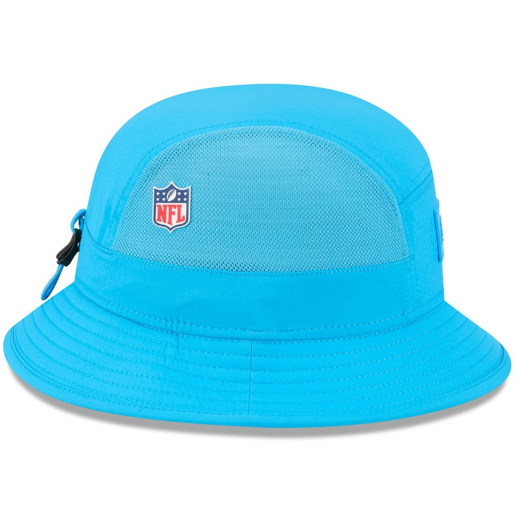 Carolina Panthers New Era 2025 Sideline Bucket Hat - Blue - NFL