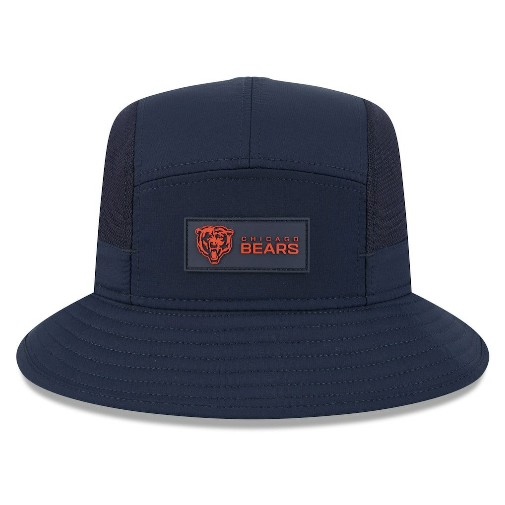 Chicago Bears New Era 2025 Sideline Bucket Hat - Navy - NFL