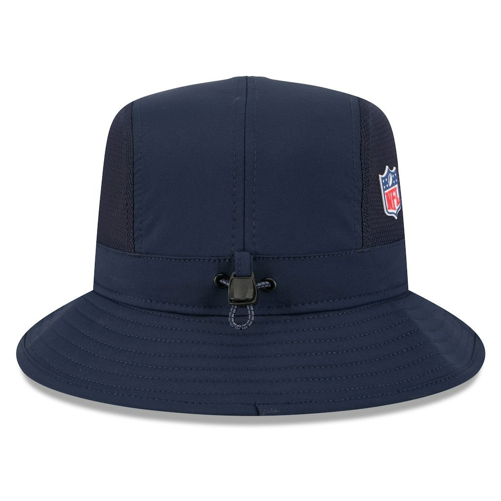 Chicago Bears New Era 2025 Sideline Bucket Hat - Navy - NFL