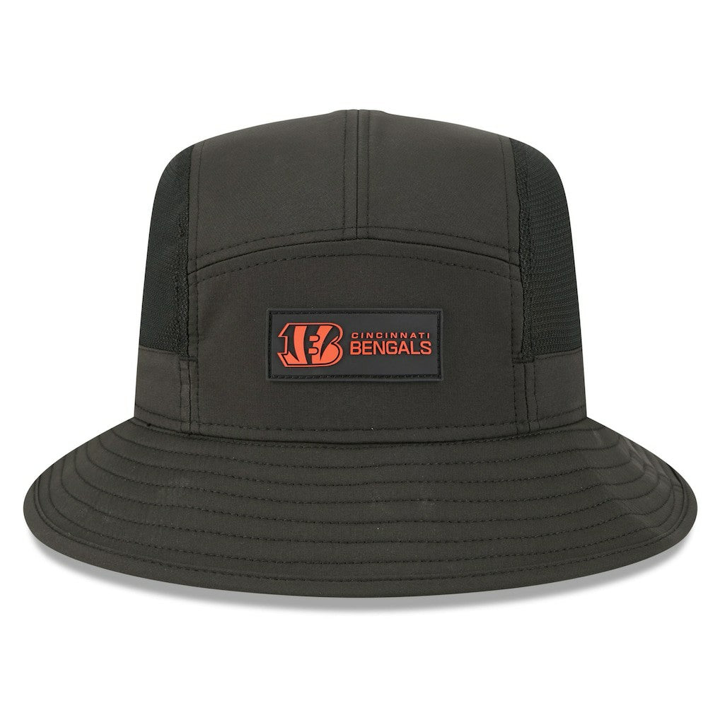 Cincinnati Bengals New Era 2025 Sideline Bucket Hat - Black - NFL