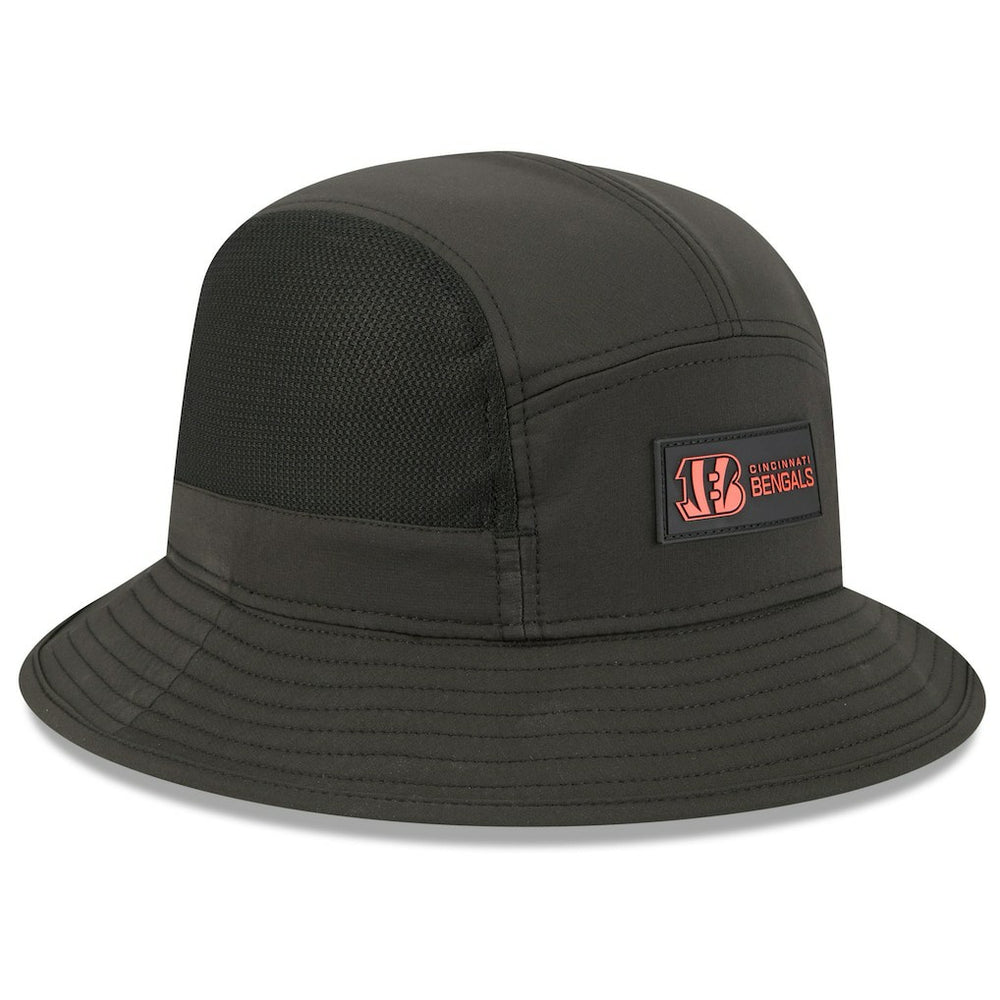 Cincinnati Bengals New Era 2025 Sideline Bucket Hat - Black - NFL