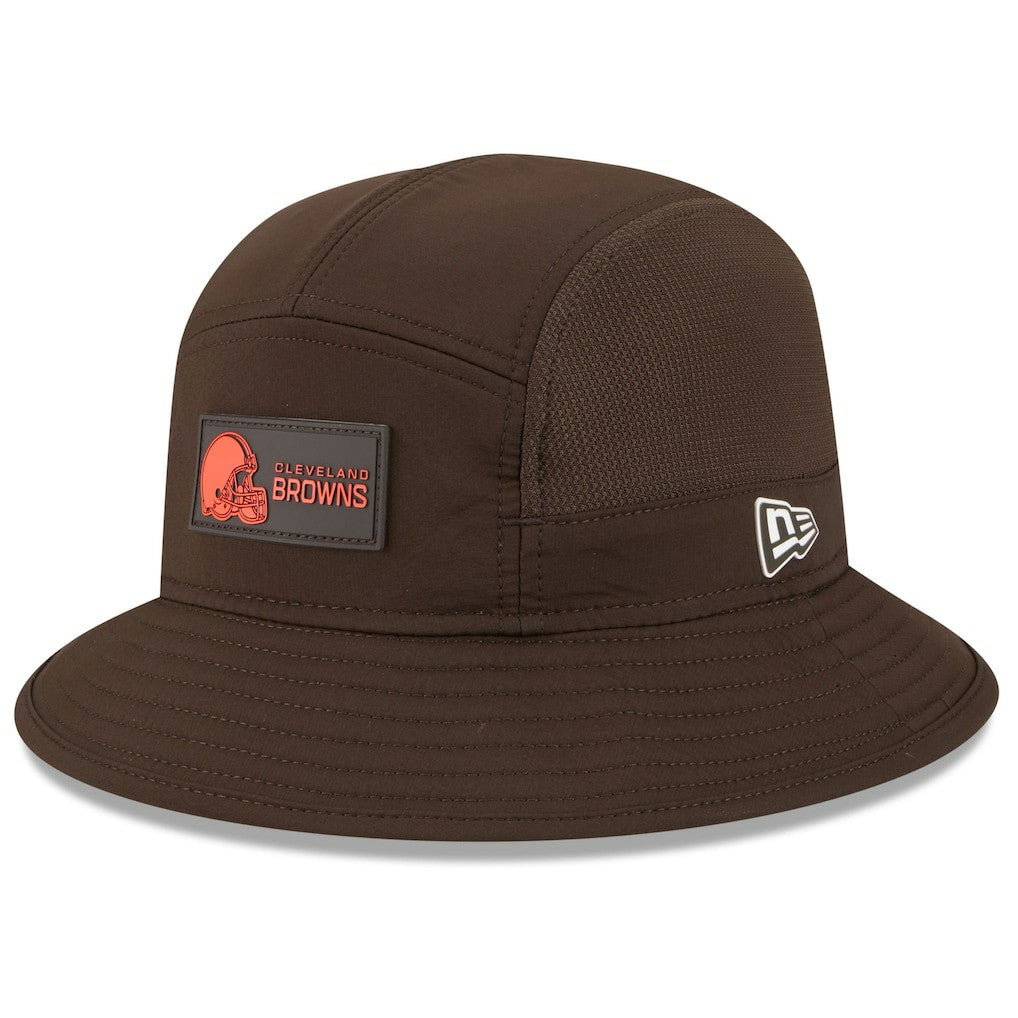 Cleveland Browns New Era 2025 Sideline Bucket Hat - Brown - NFL