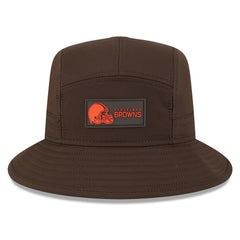 Cleveland Browns New Era 2025 Sideline Bucket Hat - Brown - NFL