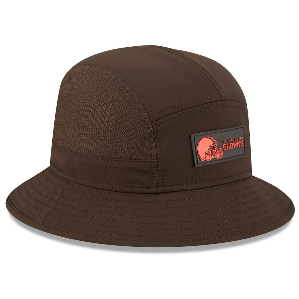 Cleveland Browns New Era 2025 Sideline Bucket Hat - Brown - NFL