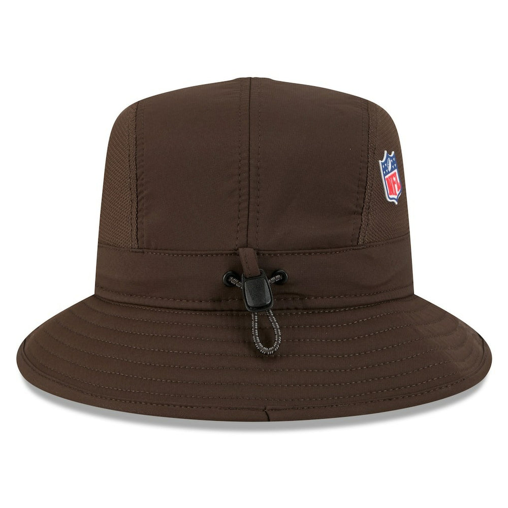 Cleveland Browns New Era 2025 Sideline Bucket Hat - Brown - NFL