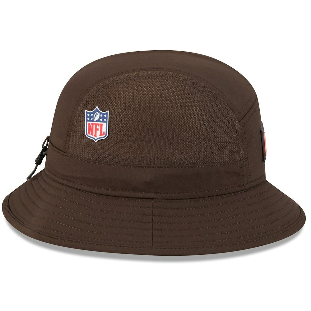 Cleveland Browns New Era 2025 Sideline Bucket Hat - Brown - NFL