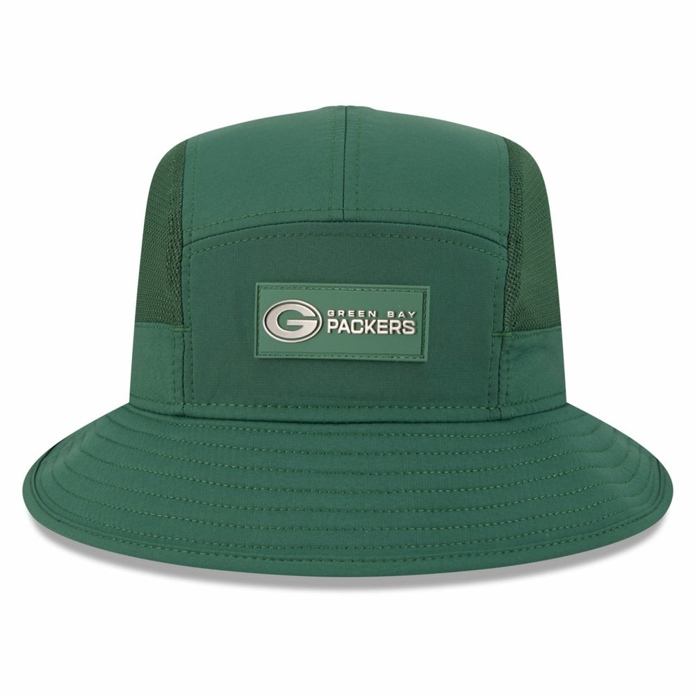 Green Bay Packers New Era 2025 Sideline Bucket Hat - Green - NFL