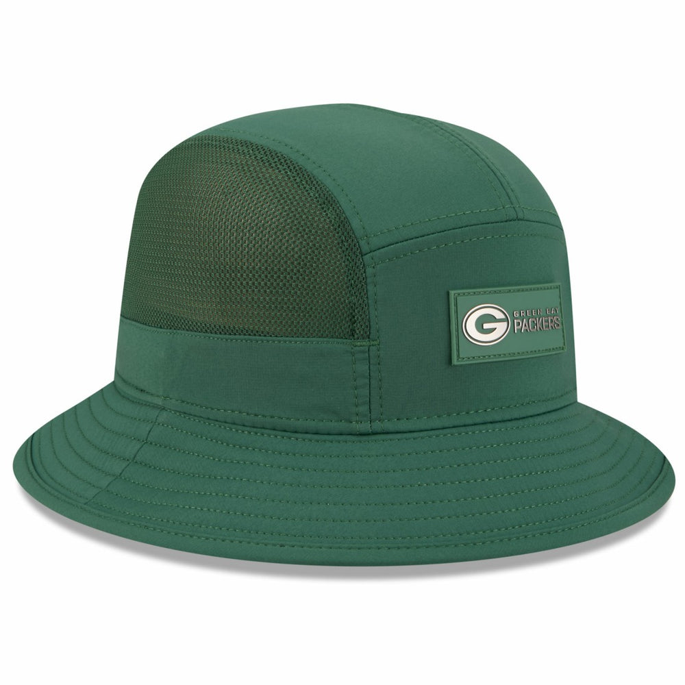 Green Bay Packers New Era 2025 Sideline Bucket Hat - Green - NFL