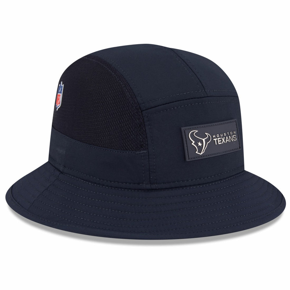 Houston Texans New Era 2025 Sideline Bucket Hat - Navy - NFL