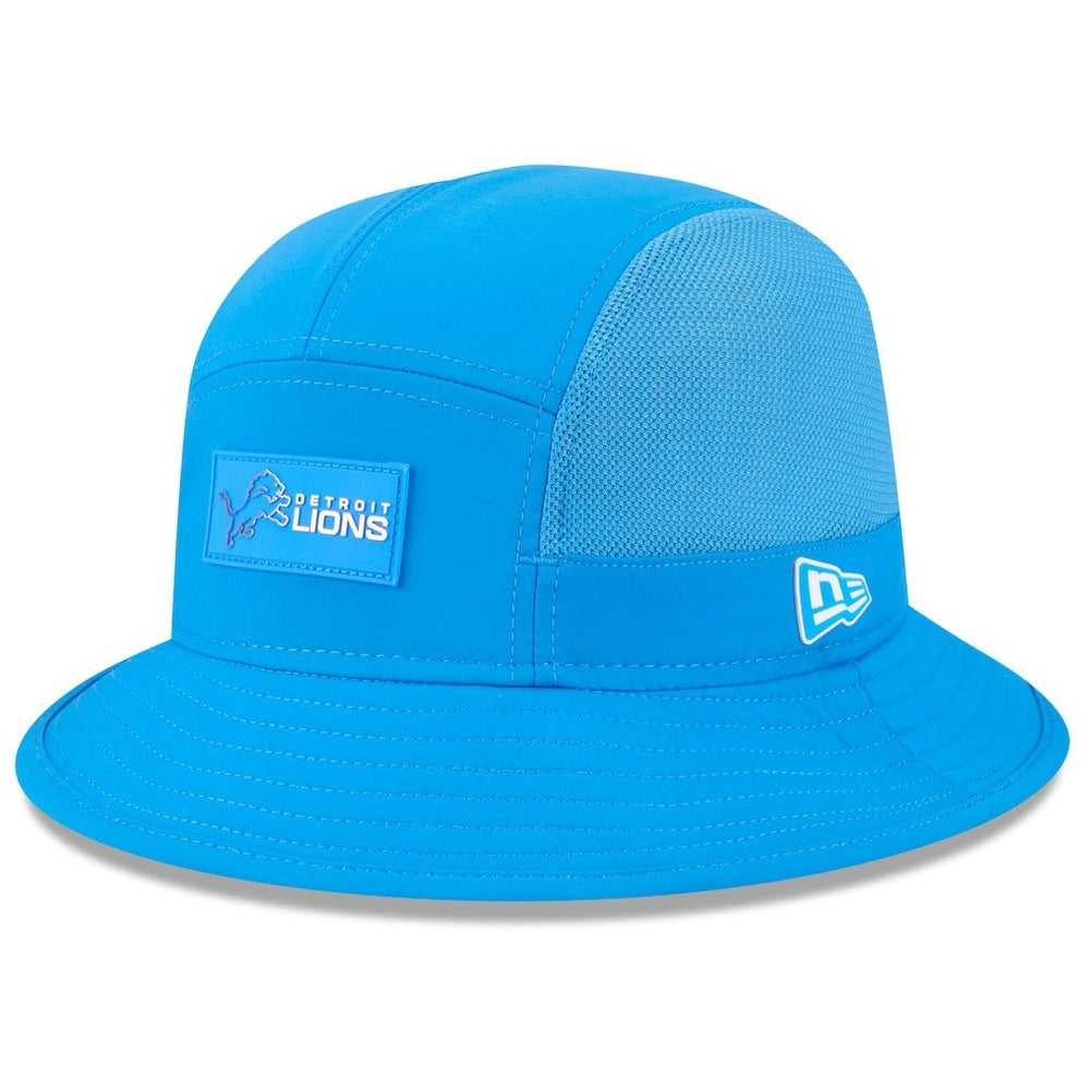 Detroit Lions New Era 2025 Sideline Bucket Hat - Blue - NFL