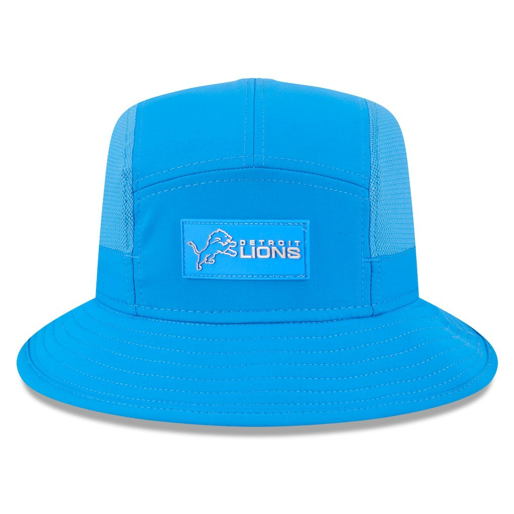 Detroit Lions New Era 2025 Sideline Bucket Hat - Blue - NFL