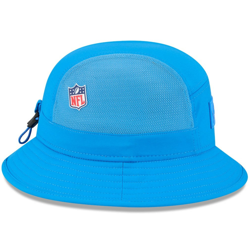 Detroit Lions New Era 2025 Sideline Bucket Hat - Blue - NFL
